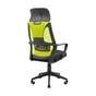 Офісне крісло Richman Профі Пластик Піастра Сітка чорна + зелена (ADD0003193) - зменшене зображення 4