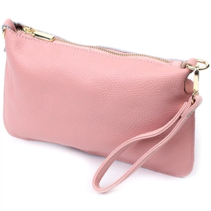 Сумка Vintage Жіноча з двома ременями з натуральної шкіри Рожева (22644) зображення 1