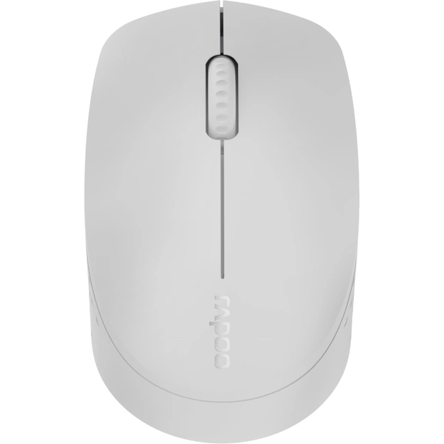 Мишка Rapoo M100 Silent Wireless Multi-mode Light Grey (M100 Light Grey) - зображення 1