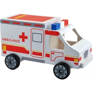 Спецтехніка Мир деревянных игрушек Скорая помощь (Д304) зображення 1