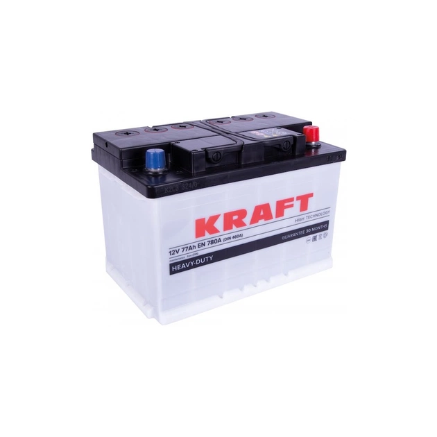 Акумулятор автомобільний KRAFT 77Ah (76322) - изображение 1