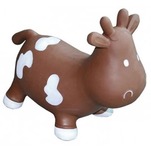 Стрибун KidzzFarm Коровка Бетси шоколадно-белая (с насосом) Milk Cow Betsy (KFMC130307) зображення 1