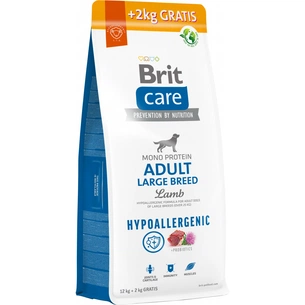 Сухий корм для собак Brit Care Dog Hypoallergenic Adult Large Breed з ягням 12+2 кг (8595602567317) зображення 1