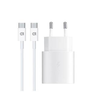 Зарядний пристрій Armorstandart AR-TA800W USB-C 25W White + cable USB-C to USB-C (ARM63804) зображення 1