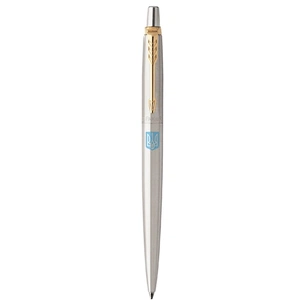 Ручка кулькова Parker JOTTER 17 UKRAINE SS GT BP Герб України жовто-синій (16032_T005c) зображення 1