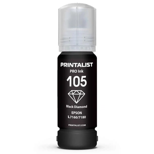 Чорнило Printalist Epson L7160/7180 70г Black Pigment (PL105BP) зображення 1