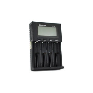 Зарядний пристрій для акумуляторів Liitokala 4 Slots, LED display, 5V Type C, 3.7V/1.2V AA/AAA 18650/26650/16340/14500/10440/18500 (Lii-M4) зображення 1