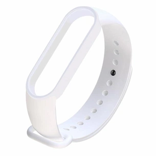 Ремінець до фітнес браслета XoKo Силіконовий ремінець XoKoдля Xiaomi Mi Smart Band 5 White (XK-SL5-WT) зображення 1