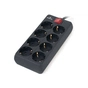 Мережевий фільтр живлення REAL-EL RS-8 Protect 5m, black (EL122300024) - зменшене зображення 2