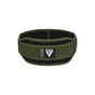 Атлетичний пояс RDX RX5 Double Belt неопреновий Army Green S (WBD-RX5AG-S) - уменьшенное изображение 3