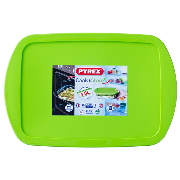 Форма для випікання Pyrex Cook Store прямокутна з кришкою 40 х 27 х 7 см 4.5 л (240P002/7644) - picture 3