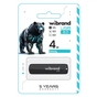 USB флеш накопичувач Wibrand 4GB Grizzly Black USB 2.0 (WI2.0/GR4P3B) - зменшене зображення 2