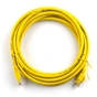 Патч-корд 1.5м, RJ-45, Cat.5e, CU, мідь, жовтий Ritar (PCR-CU/1.5Yw / 04284) - зменшене зображення 1