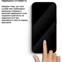 Скло захисне Lunatik Premium Tempered Glass 3D Full Cover Black for iPhone 15 Pro (1195286) - зменшене зображення 7