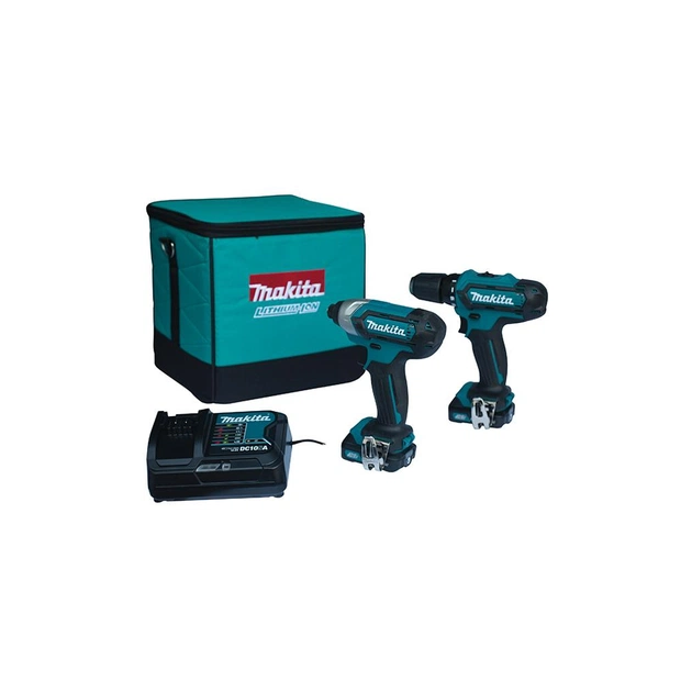 Шуруповерт Makita CLX201SA CXT 10,8В Slider (DF331DZ, TD110DZ, DC10SA, BL1020B) - изображение 1