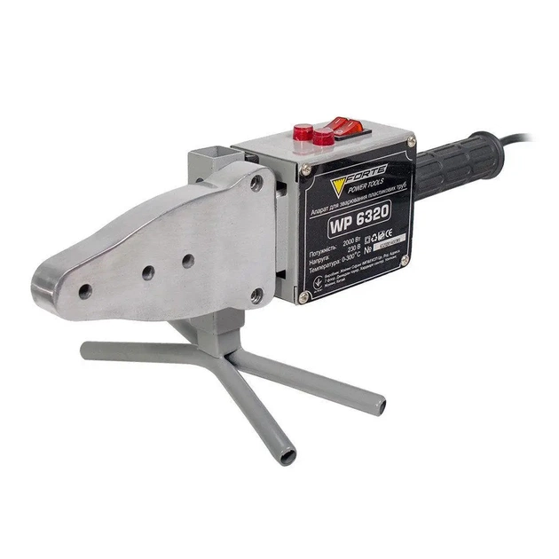 Паяльник для пластикових труб Forte для пластикових труб - WP6320 2000Вт (35873) - picture 1