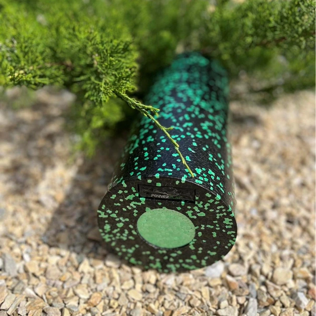 Масажний ролик PowerPlay PP-4348 2 in 1 EPP Foam Roller 33x14см Чорно/Зелений (PP_4348_Green_(33*14)) - picture 7