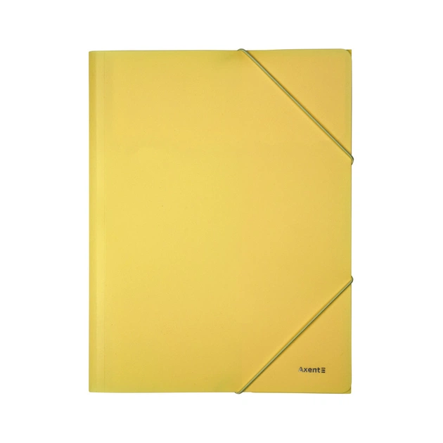 Папка на резинках Axent A4 430 мкм Pastelini yellow (1504-26-A) - изображение 1