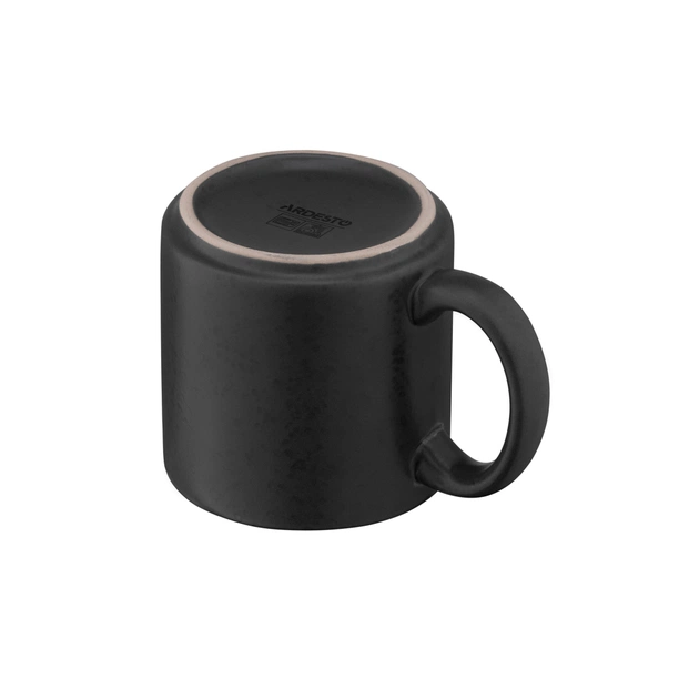 Чашка Ardesto Trento, 400мл, кераміка, чорний (AR2940TB) - picture 5