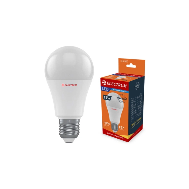 Лампочка Electrum A60 12W PA LS-V10 Е27 4000K (A-LS-1427) - зображення 1