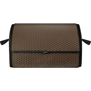 Сумка-органайзер EVAtech M-PRO 32x50x30 см. Ромб коричневий з чорним кантом (BS13642OM3RZB) зображення 1