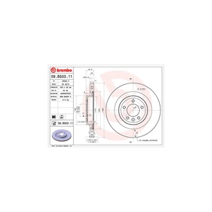 Гальмівний диск Brembo 09.B503.11 зображення 1