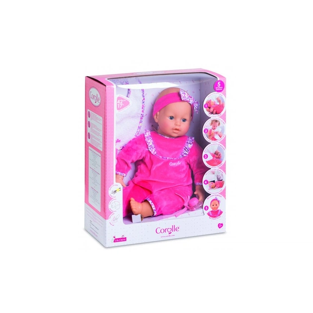 Пупс Corolle Ліла з ароматом ванілі 5 функцій 3 аксесуари 42 см (9000150060) - picture 7