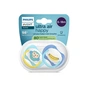 Пустушка Philips AVENT Ultra Air 6-18 місяців 2 шт синьо-жовта (SCF080/26) - уменьшенное изображение 2