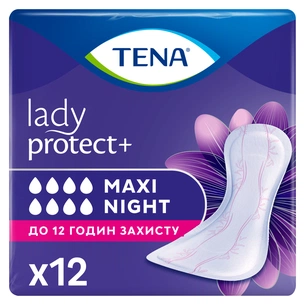 Урологічні прокладки Tena Lady Maxi Night 12 шт. (7322541120966) зображення 1