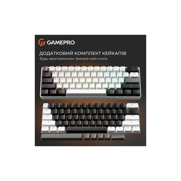 Клавіатура GamePro Genesis Infinity MK130BW Outemu Swithes USB White (MK130BW) - зображення 10