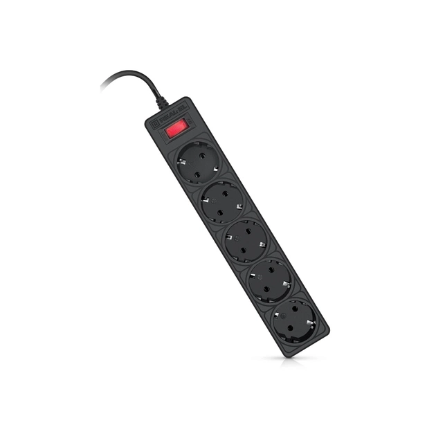 Сетевой фильтр питания REAL-EL RS-Protect 505, 5m, black (EL122300046) - изображение 5