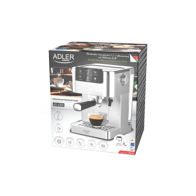 Ріжкова кавоварка еспресо Adler AD 4390 - picture 8