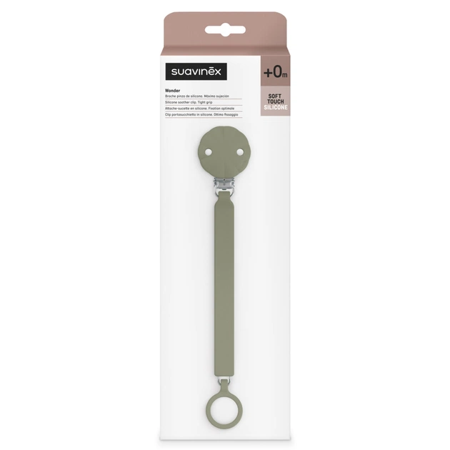Кліпса для пустушок Suavinex Wonder зелена (402548) - picture 5