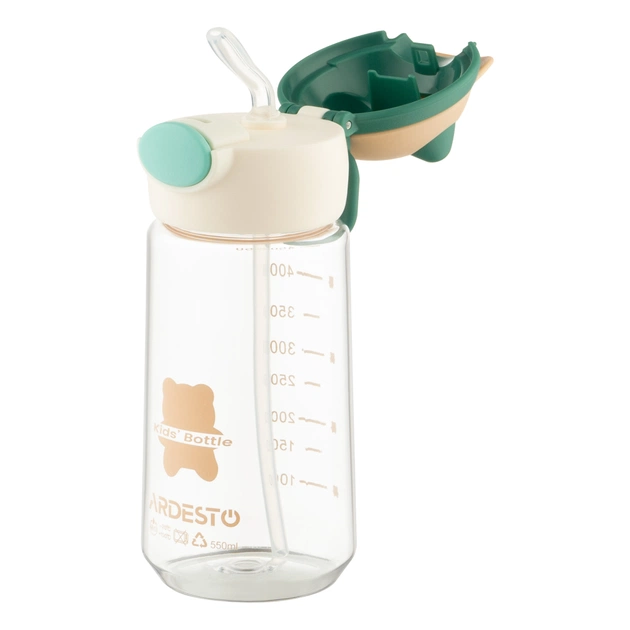 Пляшка для води Ardesto Bear 550мл зелений (AR2255BE) - picture 5