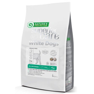 Сухий корм для собак Nature's Protection Superior Care White Dogs Grain Free Insect All Sizes and Life Stages 4 кг (NPSC47600) зображення 1