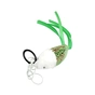 Іграшка для котів Hippie Pet Рибка з мотузкою зелена 7.5 см (HIPCT2304008Z) - зменшене зображення 1