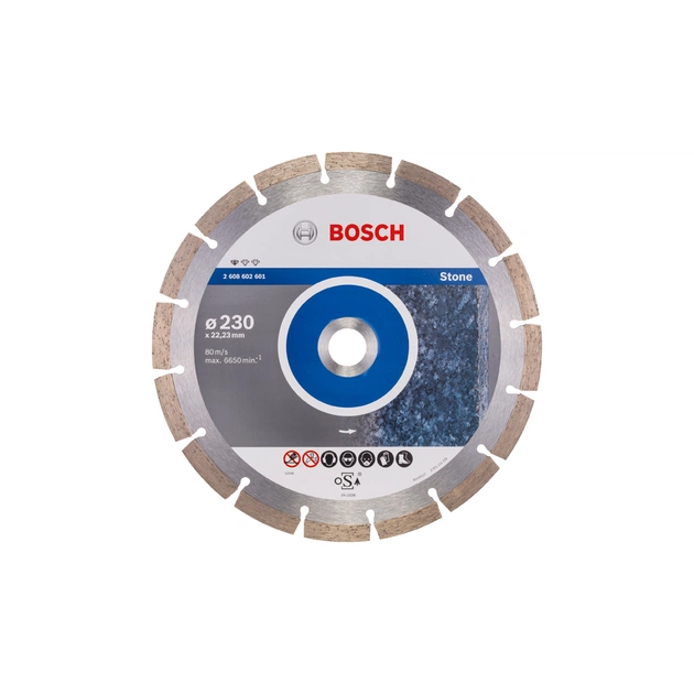 Диск пильний Bosch Standard for Stone 230-22.23 (2.608.602.601) - зображення 1