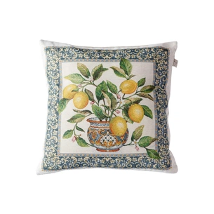 Подушка Прованс гобеленова декоративна Соковиті лимони 45х45 см (035510) зображення 1