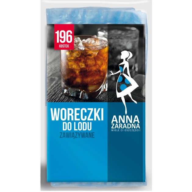 Пакетики для льоду Anna Zaradna із зав'язками 196 кульок (5903936010394) - изображение 1