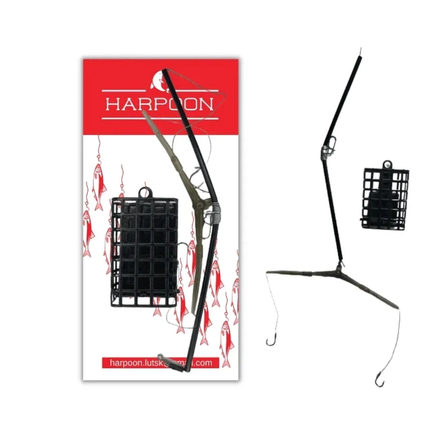 Монтаж Harpoon Фідер Кормушка метал 2 гачки 40г (2700000010464) - изображение 1