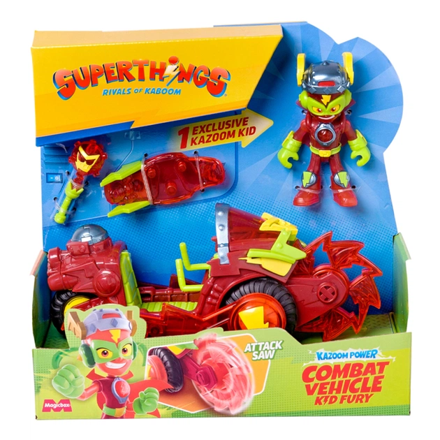 Игровой набор SuperThings серии Combat Vehicles - Кид Фьюри (PSTSP116IN210) - изображение 1