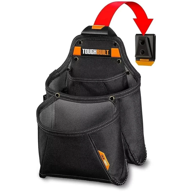 Сумка для інструмента ToughBuilt паясна з підставкою, для витратних матеріалів (TB-CT-03) - picture 7