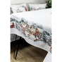 Скатертина Прованс гобеленова з велюром Зимове місто 135х300 см (4823093450509) - зменшене зображення 1