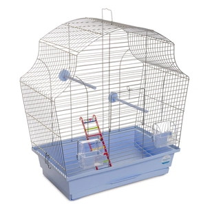 Клітка для птахів Природа "Мері" 44x54x27 см хром/світло-блакитна (4823082414710) изображение 1