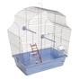 Клітка для птахів Природа "Мері" 44x54x27 см хром/світло-блакитна (4823082414710) - уменьшенное изображение 1