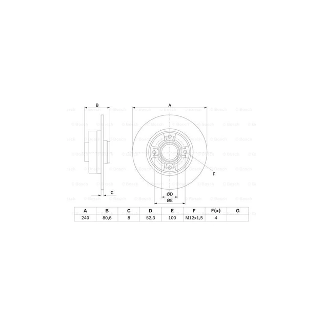 Тормозной диск Bosch 0 986 479 007 - изображение 5