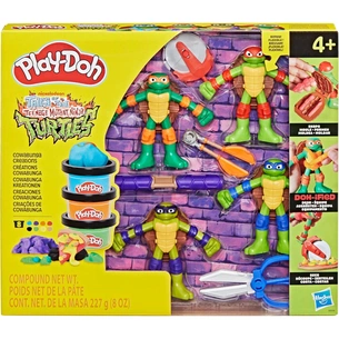 Набір для творчості Hasbro Play-Doh Черепашки-ніндзя Ковабунга (G0556) зображення 1