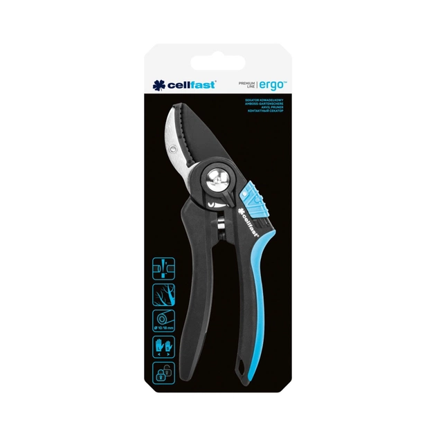 Секатор Cellfast контактний ERGO, d різу 18мм, довжина 20см (41-021_CELLFAST) - зображення 3