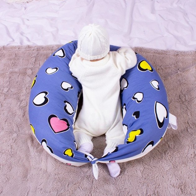 Подушка MirSon для вагітних та годування №8320 Print Line 17-0143 Mayya Бязь 30х170х20 см (2200006200451) - picture 9