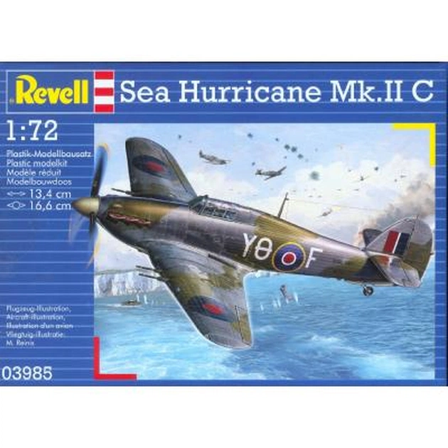 Збірна модель Revell Морський винищувач Sea Hurricane Mk.II 1:72 (3985) - изображение 1